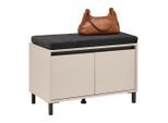 Garderobenbank Arran Kaschmir 80/57/40 cm