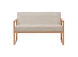 2-sitzer-sofa Malmö Hellgrau Leinenoptik Hellgrau