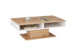 Couchtisch In Eichefarben Holzwerkstoff 120/70/43 cm