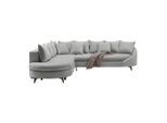 Ecksofa Axel Hellgrau Hellgrau