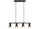 Hängeleuchte Hiz In Schwarz Max. 25 Watt 50/7,2/120 cm