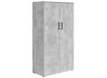 Schrank Multistauraum Betonoptik 80/146,7/40 cm Grau