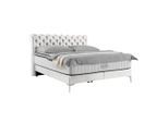 Boxspringbett Queen In Ecru Ca. 160x200cm 160/200 cm Ecru
