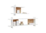 Wandregal Luna White In Weiss/eiche Ca. 68x38x15cm 68/38/15 cm