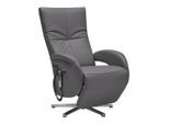 Relaxsessel Sitting 2 Anthrazit Leder Anthrazit