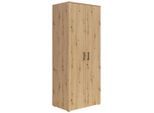 Schrank Multistauraum Eiche Artisan 80/195/52 cm Eiche Artisan