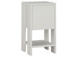 Nachttisch Ema Nachttisch 30/55/30 cm Weiss