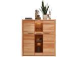 Highboard Arvid Kernbuche 127/137/40 cm