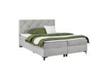 Boxbett Wind Hellgrau Ca. 160x200cm 160/200 cm Hellgrau