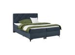 Boxbett Wind Dunkelblau Ca. 160x200cm 160/200 cm Dunkelblau