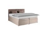 Boxspringbett Rossa In Braun Ca. 160x200cm 160/200 cm Braun