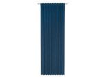 Fertigvorhang Leo Dunkelblau 135x255cm blickdicht