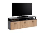 Lowboard Montana Anthrazit/eiche Artisan Anthrazit, Eiche Artisan