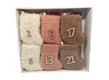 Adventskalender Socks Rose/beige