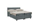 Boxspringbett Dixon -Exklusiv- 160/200 cm Anthrazit