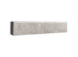Lowboard D140 Beton Optik Grau
