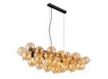 Hängeleuchte Udo Schwarz/gold Max. 25 Watt 103/47/120 cm