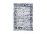 Flachwebeteppich Galaxy 1225 Grau / Blau 120/180 cm