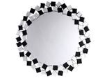 Wandspiegel Mosaic 1825 Silber/schwarz 80/80/1,6 cm ,
