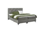 Boxbett Wind Dunkelgrau Ca. 160x200cm 160/200 cm Dunkelgrau