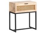 Nachttisch Wl6.809 50/60/30 cm massiv Mangoholz Naturfarben