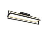 Led-deckenleuchte Flips Opal/schwarz Max. 23 Watt