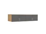 Aufsatzschrank Aalen-extra In Grau/eiche Artisan