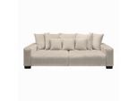 Bigsofa Matteo Greige Holz Taupe