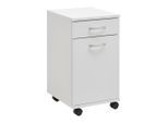 Rollcontainer Caorle In Weiss 33/59/38 cm