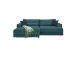 Ecksofa Fabiona Links Petrol