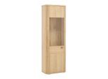 Vitrine Lagos Eichefarben 69,2/209,5/37,5 cm ,