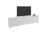 Tv-element Siena Weiss Weiss 226/55/40 cm