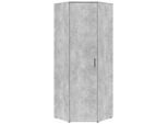 Eckschrank Multistauraum Betonoptik Grau
