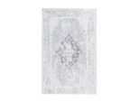 Flachwebeteppich Prayer 100 Grau 160/230 cm