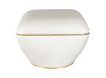Hocker Contessa 145 Goldfarben, Beige Textil