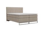 Boxspringbett Cromo Beige Ca. 160x200 160/200 cm Beige
