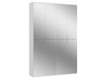 Drehtürenschrank Projekt X 122/193/34 cm Weiss
