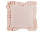 Zierkissen Rüschen In Rosa Ca. 45x45cm 45/45 cm