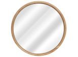 Spiegel Suri Naturfarben 65/65/3 cm , Naturfarben