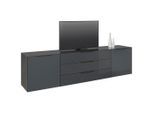 Tv-element In Anthrazit Anthrazit 235/63/45 cm