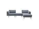Wohnlandschaft Grau, "dunja" Webstoff Grau