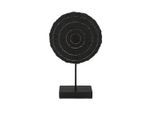 Skulptur Dark Sun Schwarz/goldfarben
