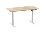 Schreibtisch E-Lona 110/80/71 cm Weiss, Sonoma Eiche