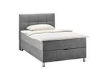 Boxbett Oviedo 120 In Grau Ca. 120x200cm 120/200 cm Grau
