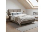 Boxbett Monza Ca. 160x200 Cm Braun Inkl. Topper 160/200 cm Braun