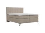 Boxspringbett Cromo Beige Ca. 200x200cm 200/200 cm Beige