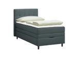 Boxspringbett Miami In Anthrazit Ca. 100x200cm 100/200 cm Anthrazit