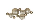 Wanddeko Eshe Goldfarben 111,5/9/50 cm