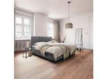 Boxbett Roma Ca. 180x200 Cm Grau Mit Topper 180/200 cm Grau