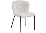 Stuhl Emily Beige Struktur